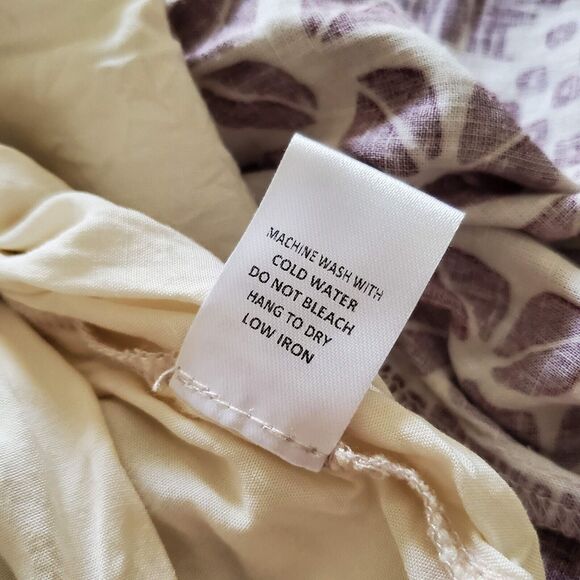 Olivaceous Smocked Elastic Waist Maroon Floral Boho Mini Dress Size S - Picture 10 of 11